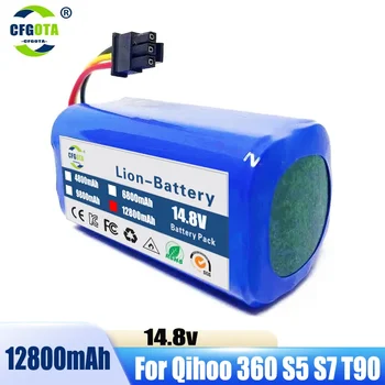Za Qihoo 360 S5 S7 S7Pro T90 X9 Rezervne baterije za robota-usisivača 12800 mah 14,8 U