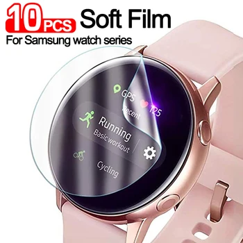 Zaštitna folija za Samsung Galaxy Watch 4 Classic 44 mm 46 mm, Meka Zaštitna Folija za Galaxy Watch 3 Active2 Gear S3 S4 40/44 mm