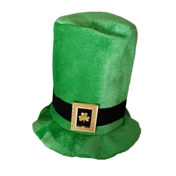 Zeleni šešir kućni duh, šešir na Dan Svetog Patrika, Irski šešir kućni duh, irski festival H7EF