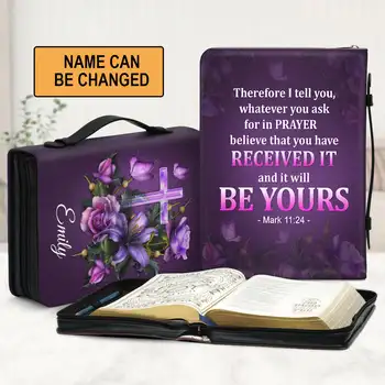Ženska kožna navlaka za Bibliji Christianart, to će biti tvoje, ženska torba, Nova religijska torba za molitve, torbe za pohranu Biblije, nove torbe za proučavanje Biblije