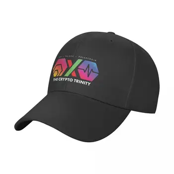 Криптотринити (Hex, Pulsechain i PulseX) na Crnom baseball, солнцезащитной šešir, kape za beach šetnje, kape za rođendan, muški šešir, ženske